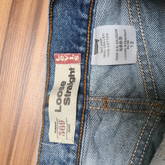 Levi's Women's Blue Denim Shorts - Picture 6 of 6